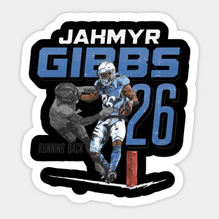 Jahmyr Gibbs Detroit Stiff Arm Sticker